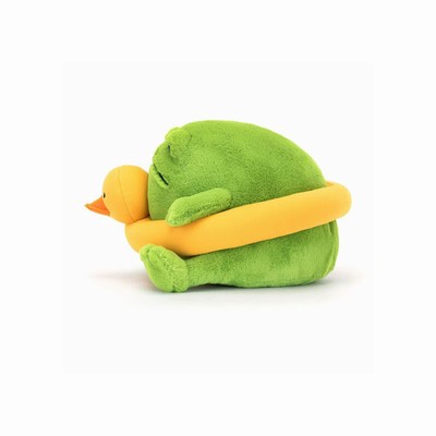 Jellycat Ricky Rain Frog Rubber Ring New Zealand | FHELD5749